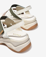 Sandal Xuồng Nữ Zucia Quai Dán Đan Chéo-SRXB5-Kem Color1