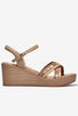 Sandal Xuồng Zuciani 7cm Quai Chéo Đính Hạt-SCM49Cafe Color1First