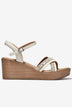 Sandal Xuồng Zuciani 7cm Quai Chéo Đính Hạt-SCM49Kem Color1First