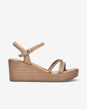 Sandal Xuồng Zuciani 7cm Quai Mảnh Đính Đá-SCM50Cafe Color1First