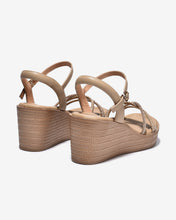 Sandal Xuồng Zuciani 7cm Quai Mảnh Đính Đá-SCM50Cafe Color1