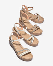 Sandal Xuồng Zuciani 7cm Quai Mảnh Đính Đá-SCM50Cafe Color1