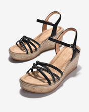 Giày Sandal Xuồng Zuciani Quai Đan Chéo Ánh Kim-SMD03Đen Color1