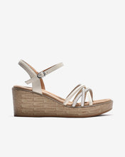Giày Sandal Xuồng Zuciani Quai Đan Chéo Ánh Kim-SMD03Trắng Color1First