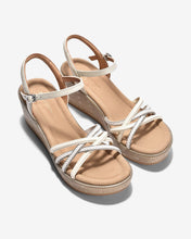 Giày Sandal Xuồng Zuciani Quai Đan Chéo Ánh Kim-SMD03Trắng Color1