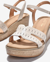 Giày Sandal Xuồng Zuciani Quai Chữ H Cách Điệu-SMD06-Trắng Color1