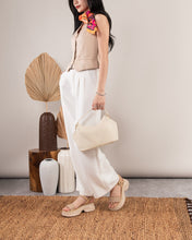 Giày Sandal Xuồng Zuciani Quai Đan Dây Đính Đá-SMD07Kem Color1