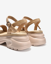 Giày Sandal Xuồng Zuciani Quai Đan Dây Đính Đá-SMD07Kem Color1
