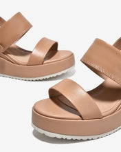 Sandal Xuồng Zuciani Đế 9CM Quai Đôi-SSD01Kem Color1