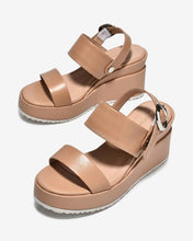 Sandal Xuồng Zuciani Đế 9CM Quai Đôi-SSD01Kem Color1