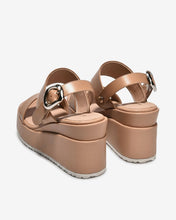Sandal Xuồng Zuciani Đế 9CM Quai Đôi-SSD01Kem Color1
