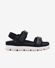 Giày Sandals Zucia Quai Dán Đế Phối Cói-STH92Đen Color1First