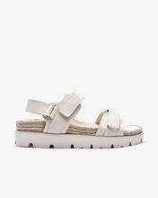 Giày Sandals Zucia Quai Dán Đế Phối Cói-STH92Kem Color1First