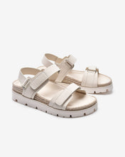 Giày Sandals Zucia Quai Dán Đế Phối Cói-STH92Kem Color1