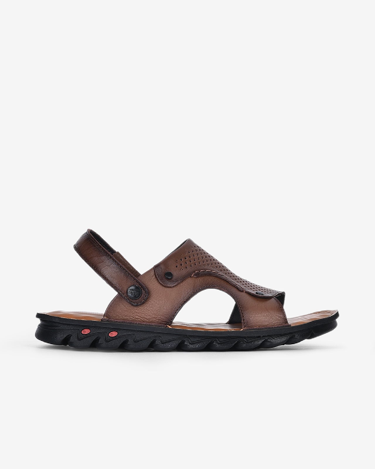 Giày Sandal Zuciani Quai Hậu Đục Lỗ-SCF49Nâu Color1First