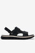 Giày Sandals Nam Zuciani Quai Da Dập Vân-SCF64-Đen Color1First