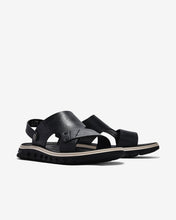 Giày Sandal Nam Zuciani Viền Đế Trắng-SCF66Đen Color1