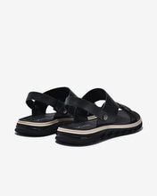 Giày Sandal Nam Zuciani Viền Đế Trắng-SCF66Đen Color1