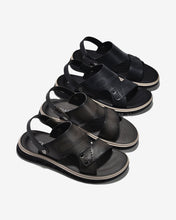 Giày Sandal Nam Zuciani Viền Đế Trắng-SCF66Đen Color1
