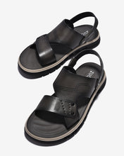 Giày Sandal Nam Zuciani Viền Đế Trắng-SCF66Xám Color1