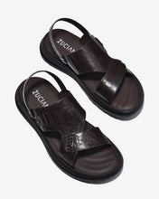 Giày Sandal Nam Zuciani Quai Ngang Chéo Cách Điệu-SCF85Nâu Color1