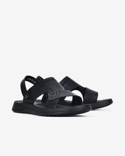 Giày Sandal Zuciani Bảng Ngang Phối Chéo-SRD40Đen Color1