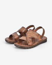 Giày Sandals Zuciani Viền Chỉ Da Trơn-SRD43Vàng Color1