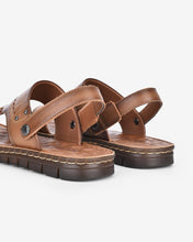 Giày Sandals Zuciani Viền Chỉ Da Trơn-SRD43-Vàng Color2