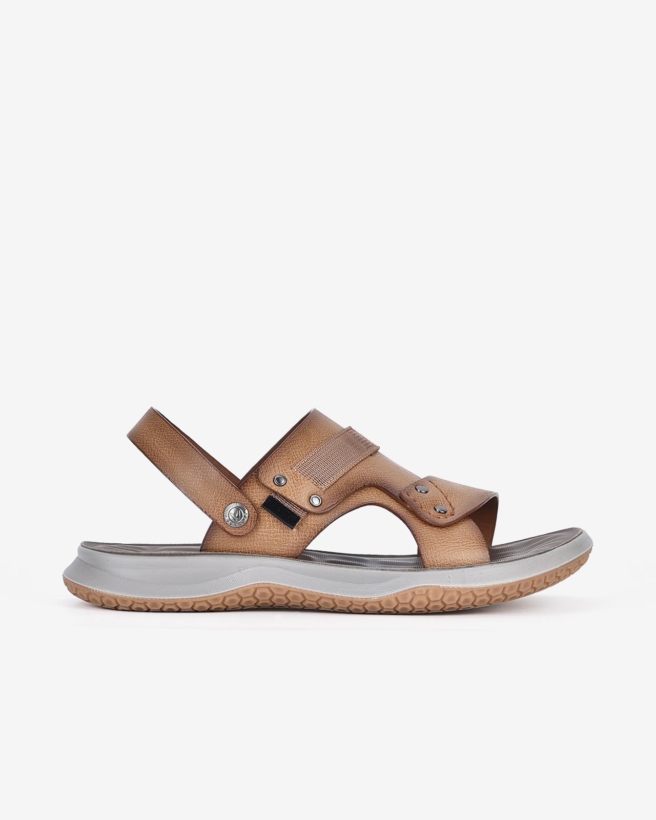 Giày Sandal Zuciani Đế Bằng Phối Màu-SRD44-Nâu Color1First