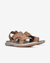 Giày Sandal Zuciani Đế Bằng Phối Màu-SRD44-Nâu Color1