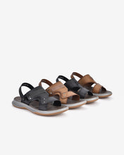 Giày Sandal Zuciani Đế Bằng Phối Màu-SRD44-Nâu Color1