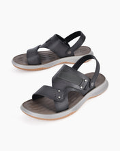 Giày Sandal Zuciani Đế Bằng Phối Màu-SRD44Xám Color1