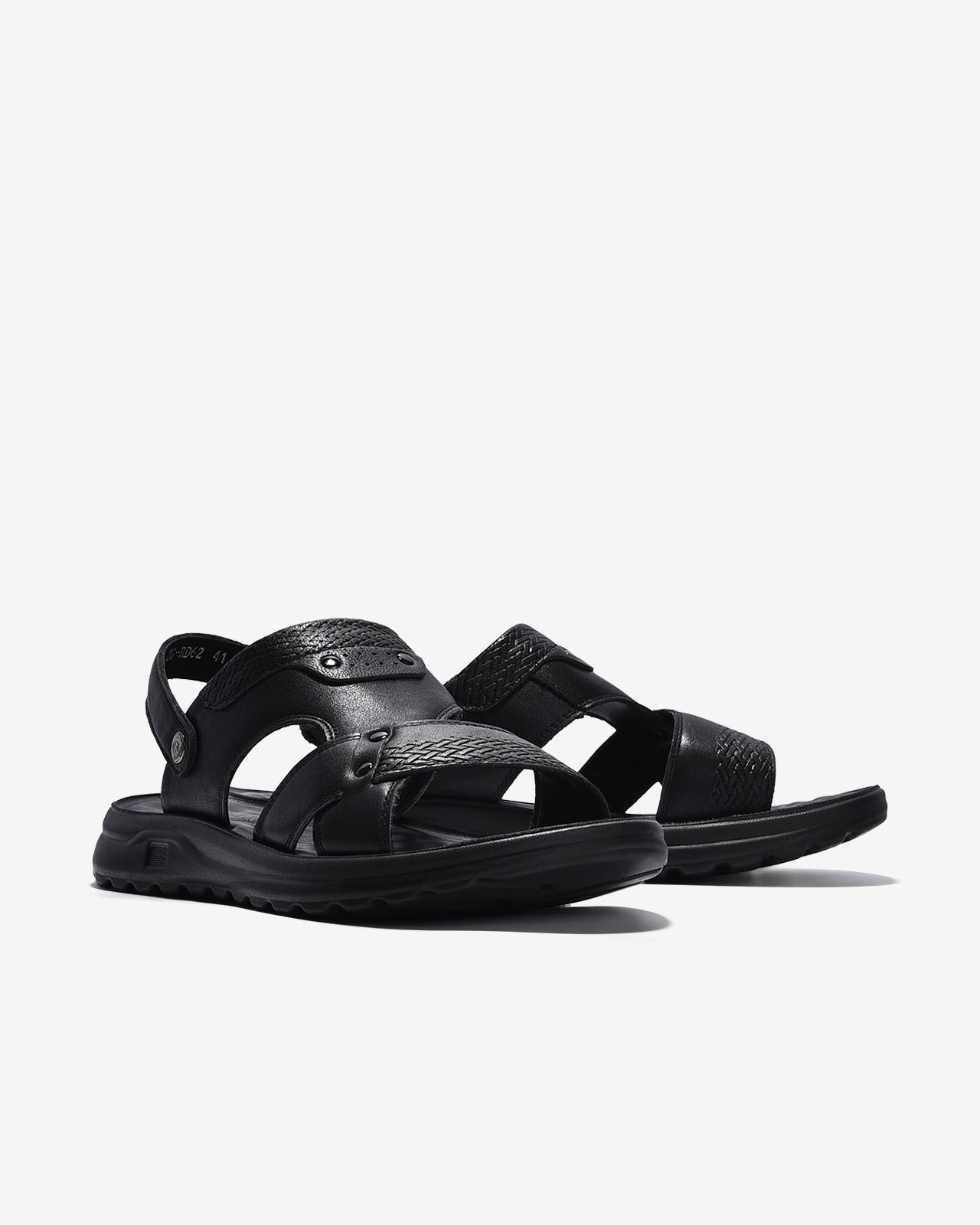 Sandal Nam Zuciani Da Mềm Quai Bản To-SRD62Đen Color1