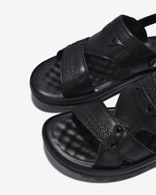 Sandal Nam Zuciani Da Mềm Quai Bản To-SRD62Đen Color1