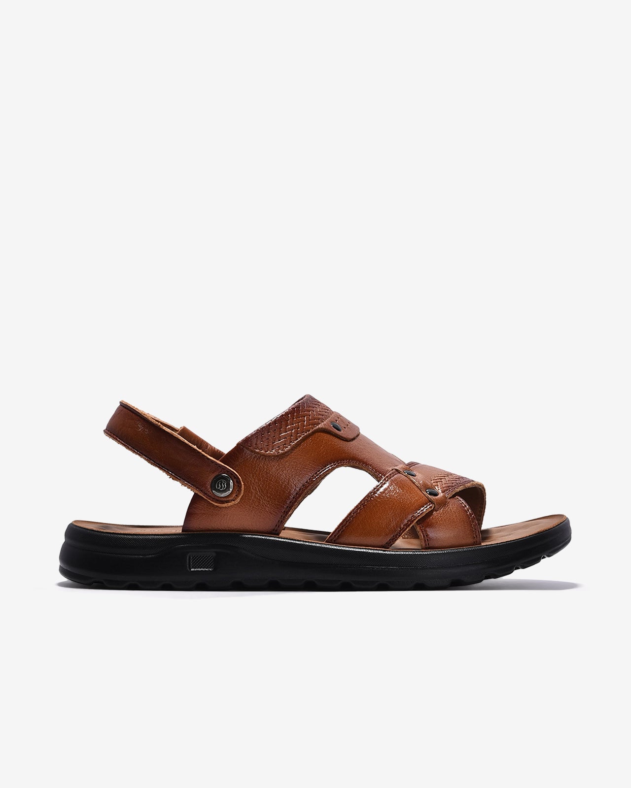Sandal Nam Zuciani Da Mềm Quai Bản To-SRD62Nâu Color1First