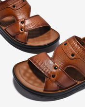Sandal Nam Zuciani Da Mềm Quai Bản To-SRD62Nâu Color1