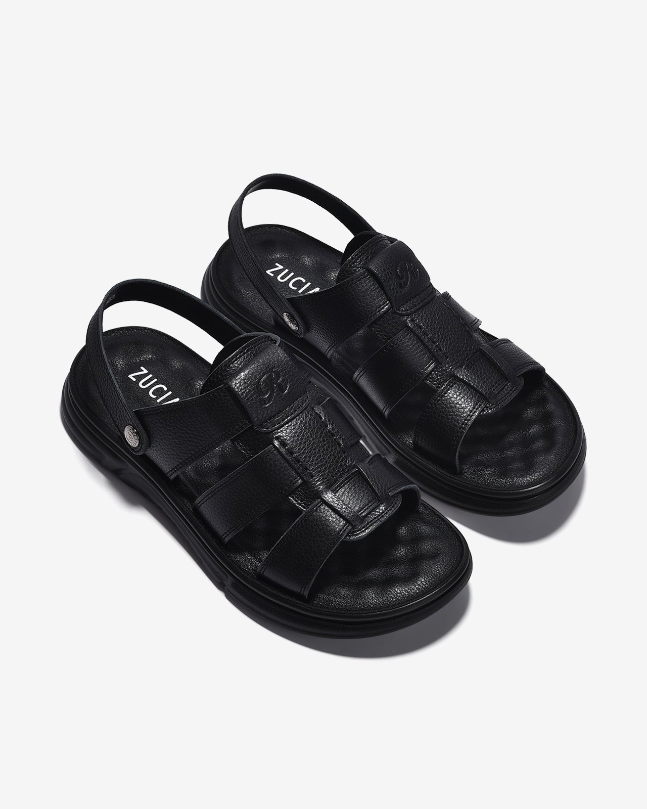 Giày Sandal Nam Zuciani Quai Đan-SRD63Đen Color1