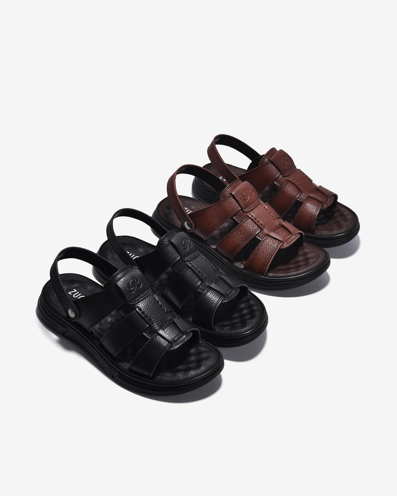 Giày Sandal Nam Zuciani Quai Đan-SRD63Đen Color1