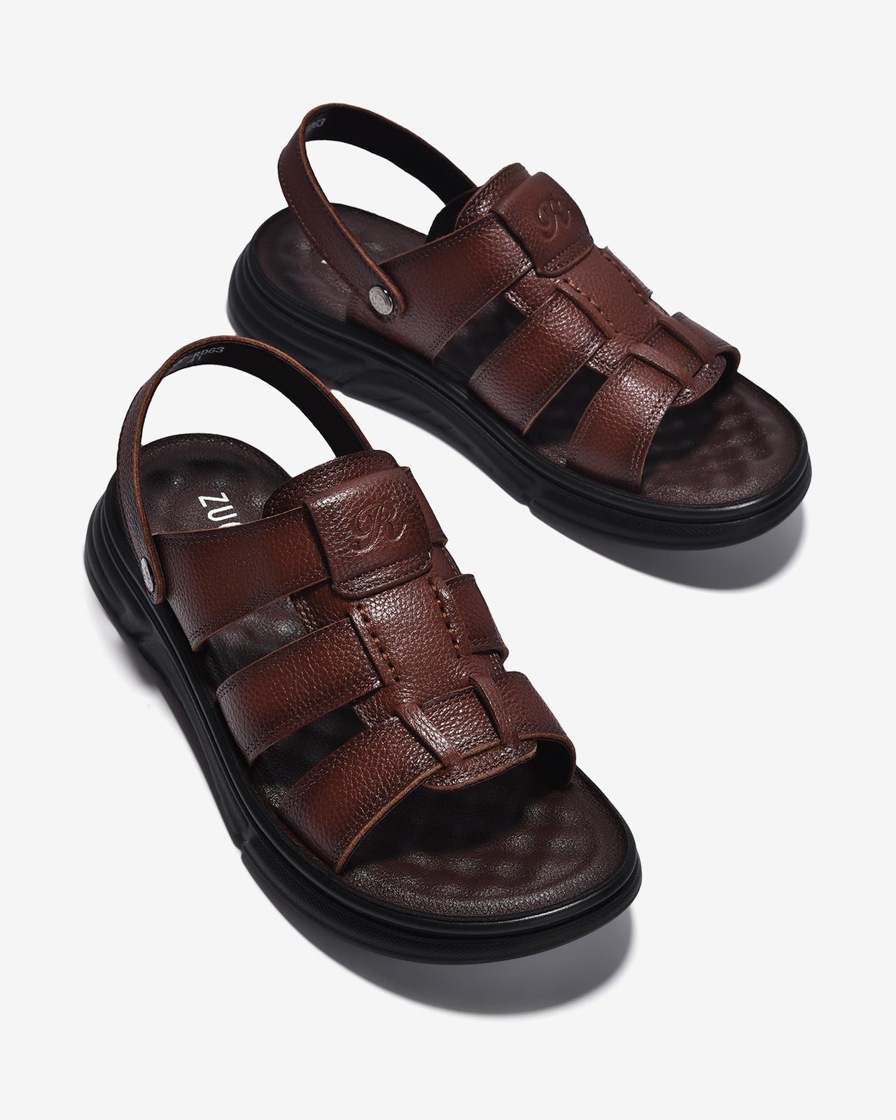 Giày Sandal Nam Zuciani Quai Đan-SRD63-Nâu Color1