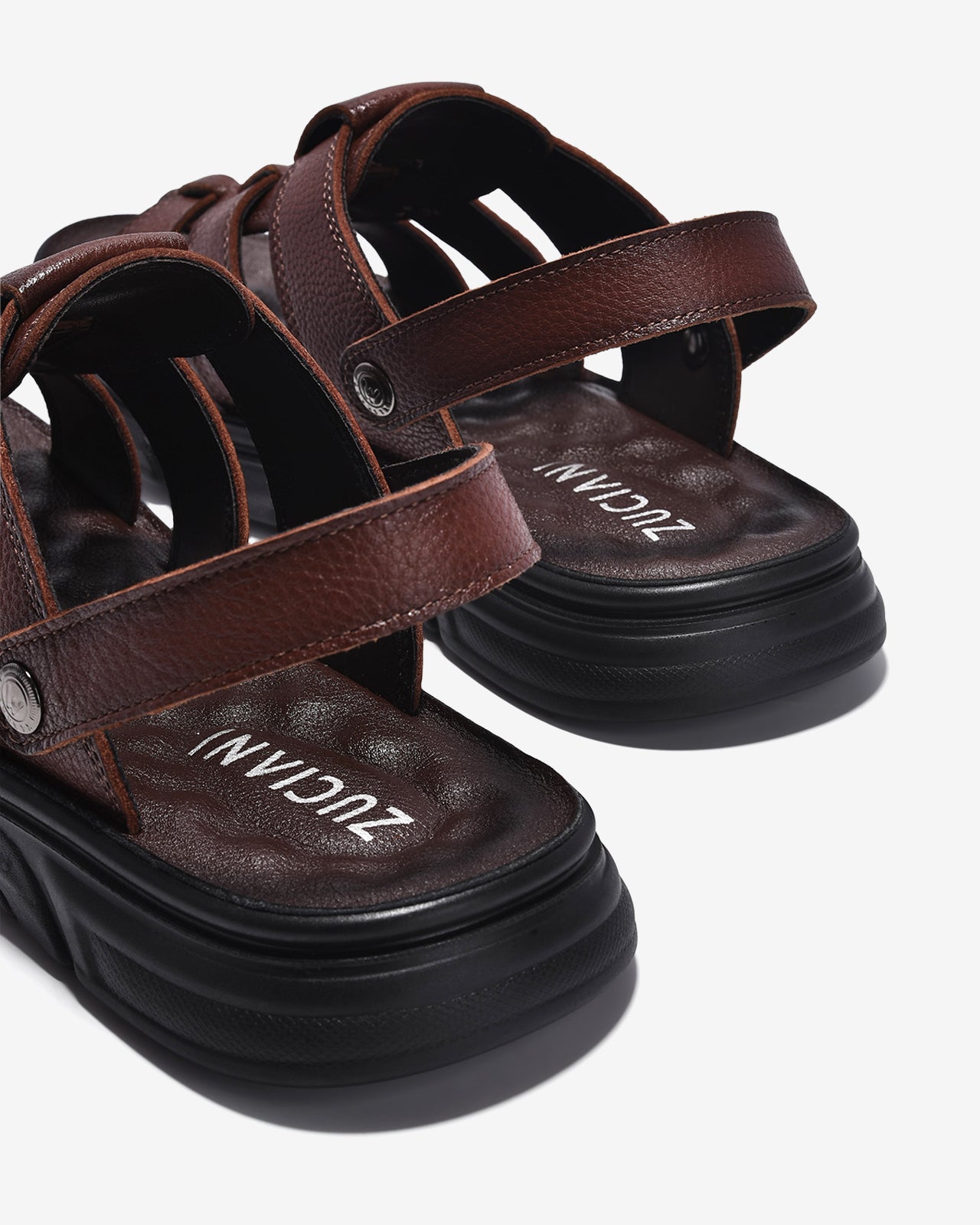 Giày Sandal Nam Zuciani Quai Đan-SRD63-Nâu Color1