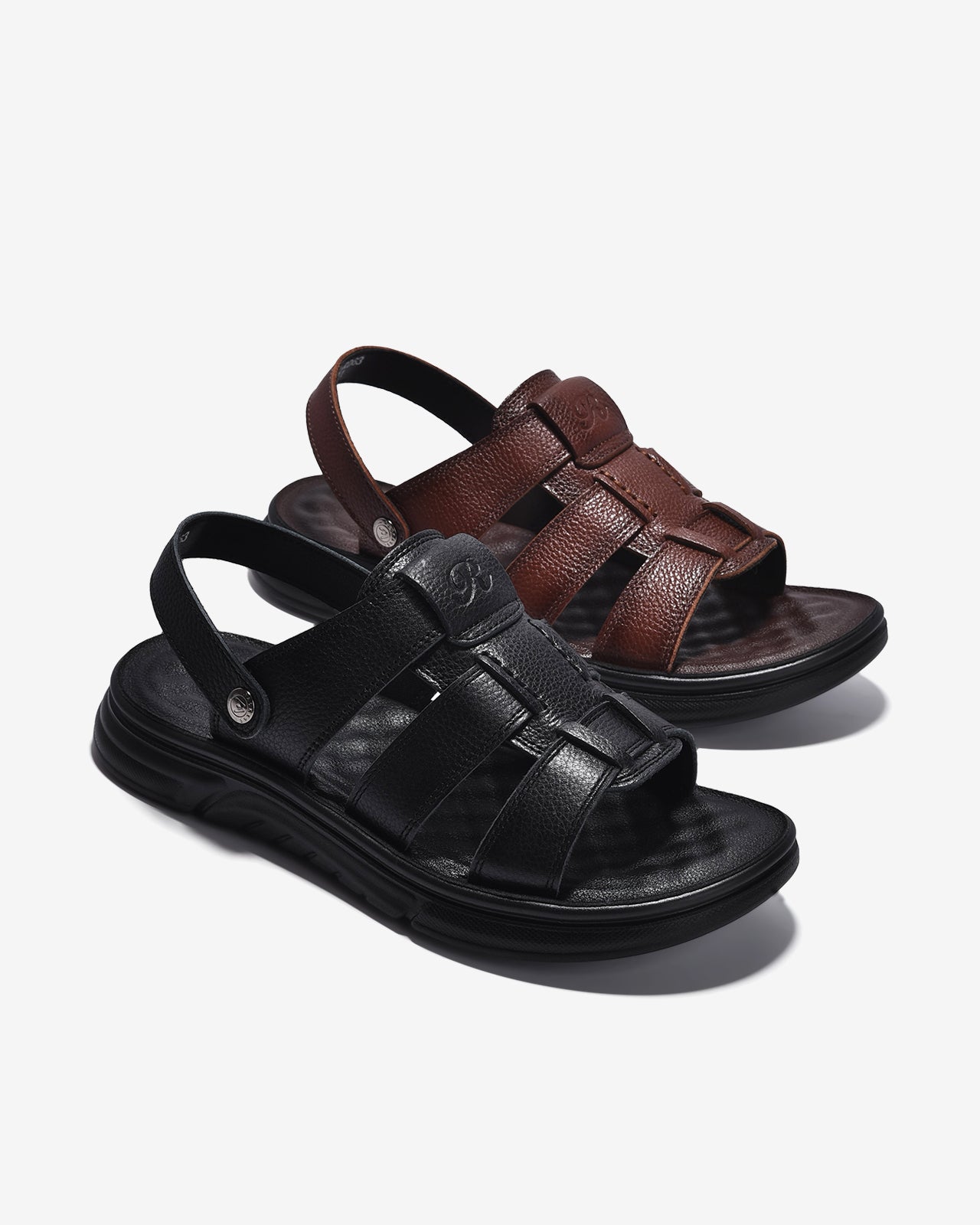 Giày Sandal Nam Zuciani Quai Đan-SRD63-Nâu Color1