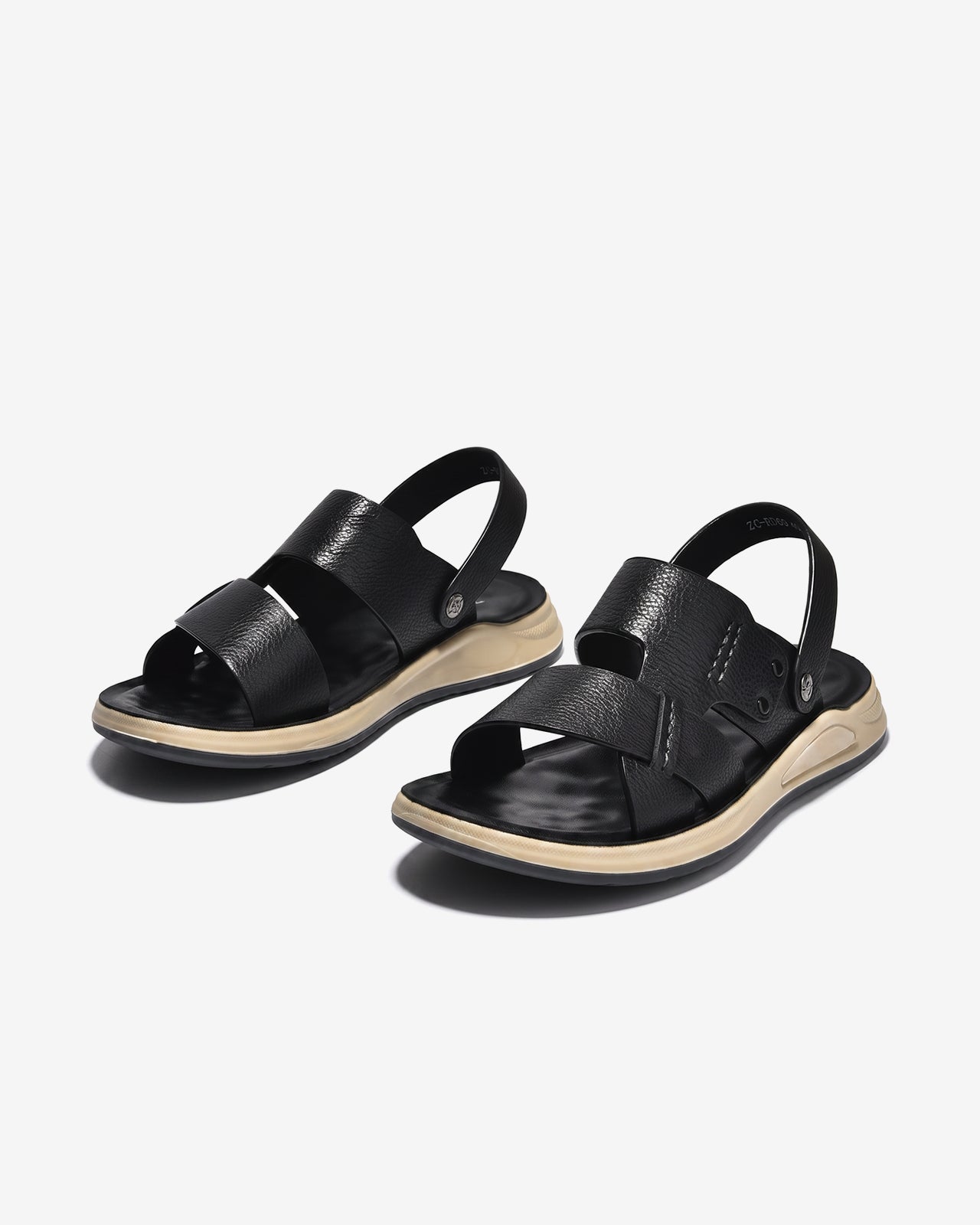 Giày Sandal Zuciani Da Mềm Đế Phối-SRD69Đen Color1