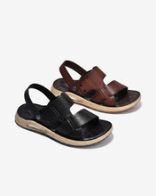 Giày Sandal Zuciani Da Mềm Đế Phối-SRD69Nâu Color1