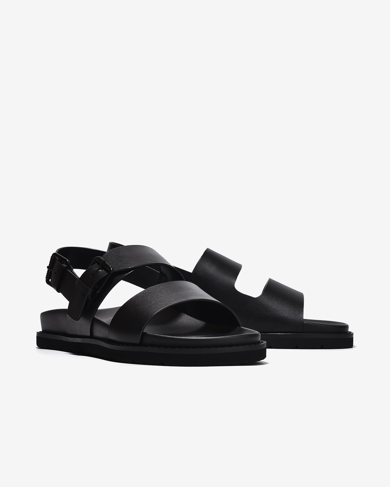 Giày Sandal Zuciani Quai Phối Khóa-SRW22Đen Color1