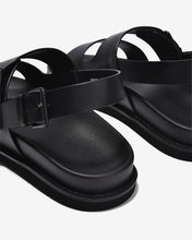 Giày Sandal Zuciani Quai Phối Khóa-SRW22Đen Color1