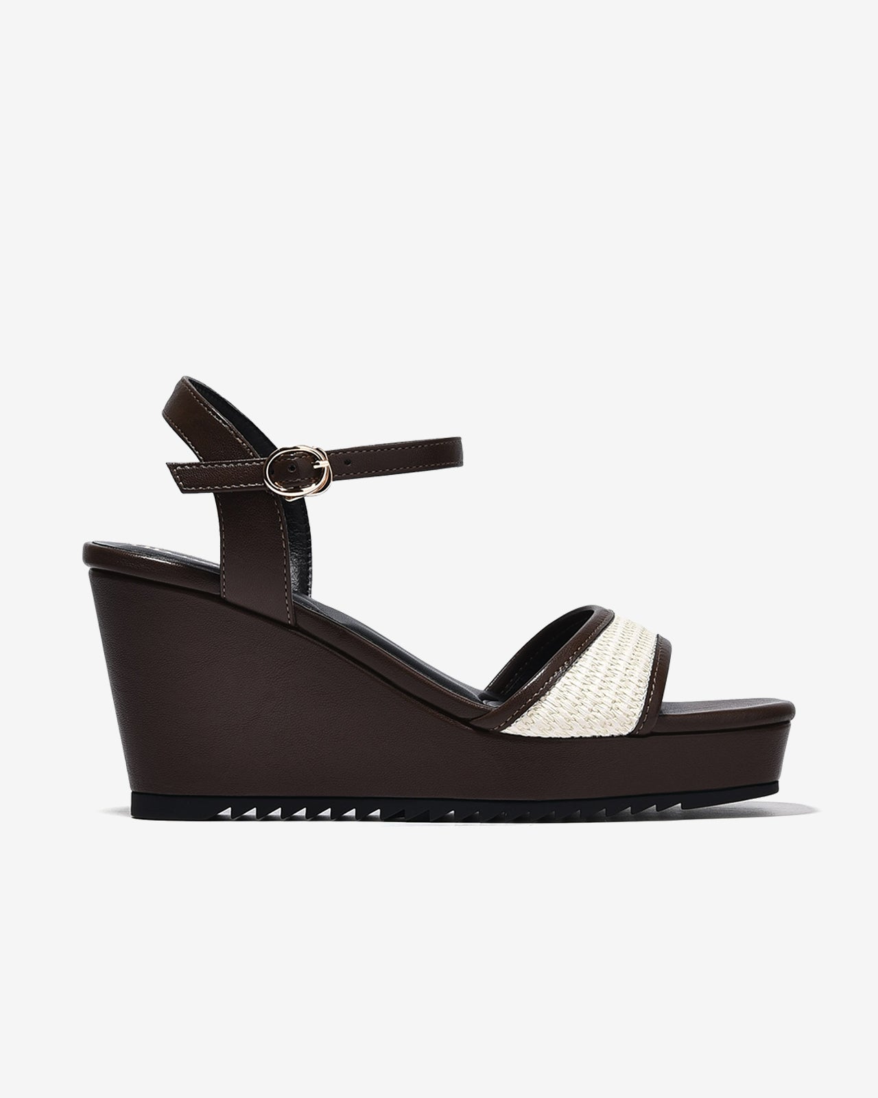 Sandal Xuồng Đông Hải 9cm Anytime-S81W2Nâu Color1First
