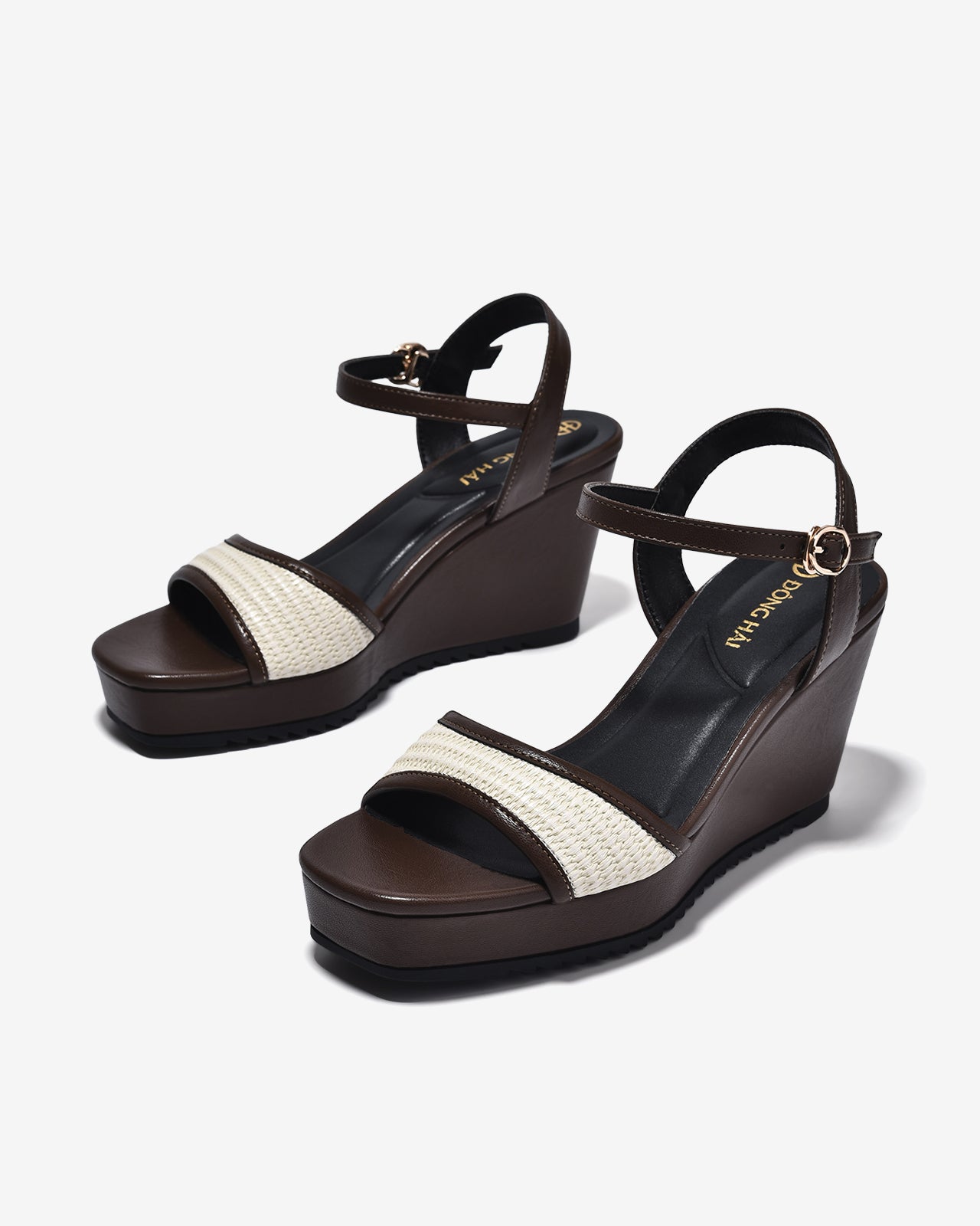 Sandal Xuồng Đông Hải 9cm Anytime-S81W2Nâu Color1