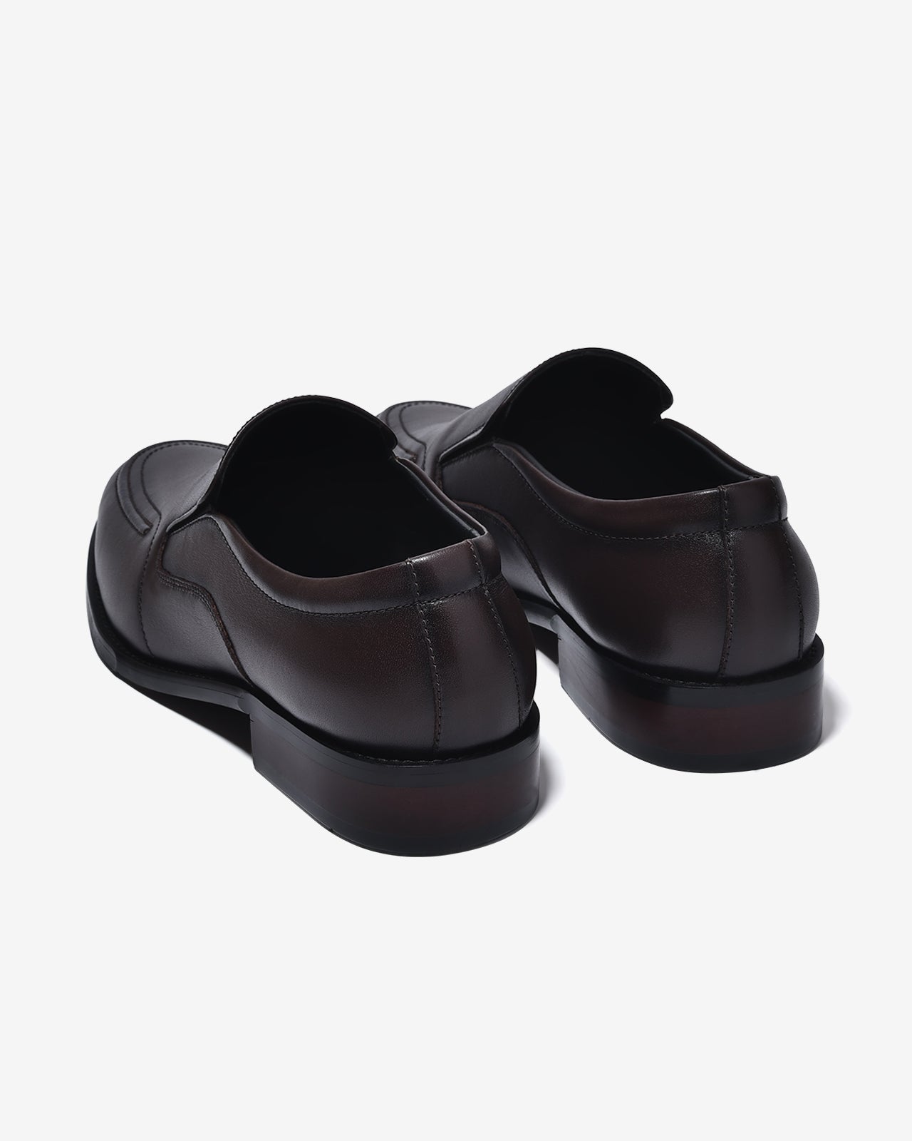 Giày Tây Không Dây Đông Hải Mũi Bo Tròn-G0068Nâu Color1