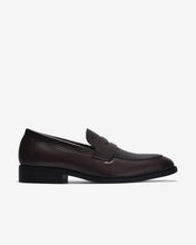 Giày Nam Penny Loafer Dập Vân-G01A8Nâu Color1First