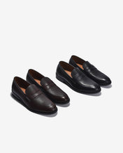 Giày Nam Penny Loafer Dập Vân-G01A8Nâu Color2